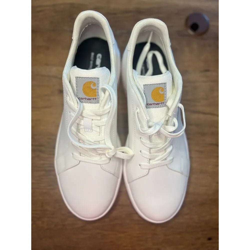 Carhartt Detroit Leather Sneaker White Men's 10.5 NWOT
